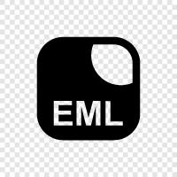 eml email, eml message, email, email message icon svg
