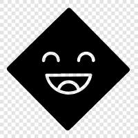 emoji, smile, happy, laughing icon svg