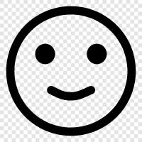 emoticon, smiley, happy, winking icon svg