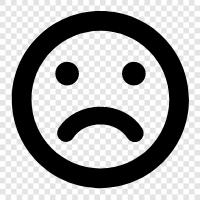 emoticon, sad, smile, sad face emoji icon svg