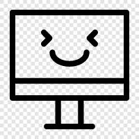 emoticons, smiley, happy, sad icon svg