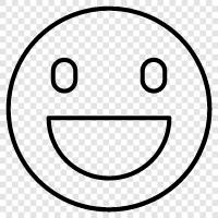 emoticons, smileys, smile, happy icon svg