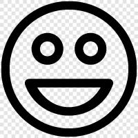 emoticons, smiley, sad, happy icon svg