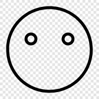 emotionless, emotionless face, emotionless smile, emotionless laugh icon svg