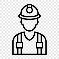 employee, service, labor, bluecollar icon svg