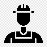 Employee, Labor, Laborer, Manufacturing icon svg