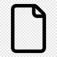 empty file, empty document, new document, empty text document icon svg