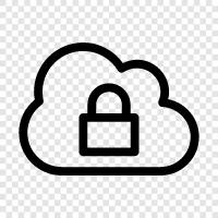 encrypt data, secure data, cloud storage, file sharing icon svg