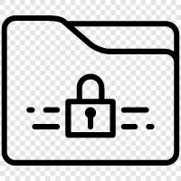 Encrypted Folder, Lock Folder, Security Folder, Hidden Folder icon svg