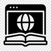 encyclopedia, encyclopedias, dictionary, online dictionary icon svg