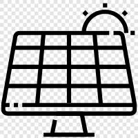 energy, solar panels, solar technology, solar power icon svg