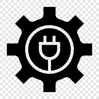 energy, solar, wind, battery icon svg