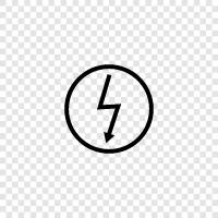 Energie, Strom, Solar, Wind symbol