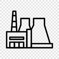 Energie, Kohle, Elektrizität, Gas symbol