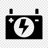 energy, portable, lithium, rechargeable icon svg