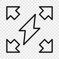 Energie, Spannung, Strom, Frequenz symbol