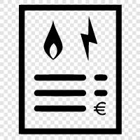 Energiepreise, Energieverbrauch, Energiepolitik, Energieeffizienz symbol