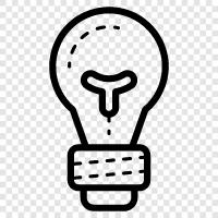 Energy Saving Light Bulb, LED Light Bulb, CFL Light Bulb, Light Bulb icon svg