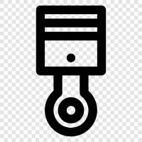 engine, pistons, engines, piston engine icon svg