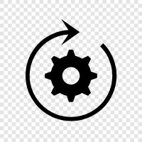 engineering, mechanics, gears, devices icon svg