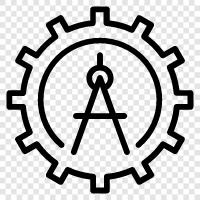 engineering, engineering design, engineering drawings, engineering software icon svg