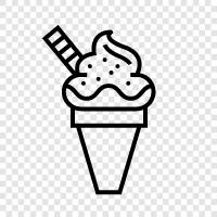 enjoy, taste, sweet, cone icon svg