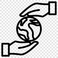 environment, preservation, recycling, save earth icon svg