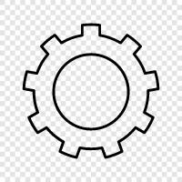equipment, tools, gadgets, Gear icon svg