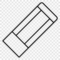 erase, eraseable, eraseable paper, white eraser icon svg