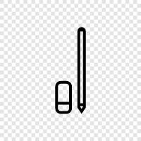 eraser, pencil, writing, drawing icon svg