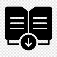 ereader, electronic book, eBooks, reading icon svg