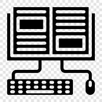 ereader, digital book, electronic book, ereader icon svg