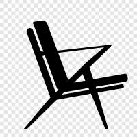 ergonomic chair, office chair, computer chair, gaming chair icon svg