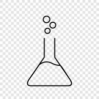 Erlenmeyer Flask, Glass Erlenmeyer Flask, Laboratory Flask, Scientific icon svg