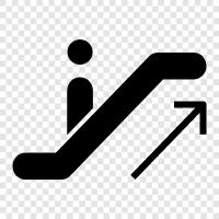 Escalator, Up Escalator, Escalator Upgrades, Escalator Up icon svg