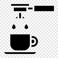 espresso machine, espresso, coffee, Portafilter icon svg