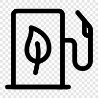 Ethanol, Biodiesel, Biodigester, Biomasse symbol