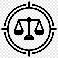 Ethics, Rule of Law, Constitution, Democracy icon svg