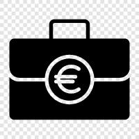 euro bag, euro shoulder bag, euro clutch, euro tote bag icon svg