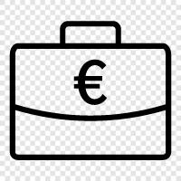 Euro Bag Price, Euro Bag icon svg