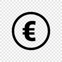 Euro, EuroMünzen, EuroBanknoten, EuroWechselkurs symbol