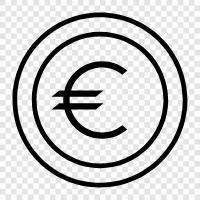 Евро, валюта, евроа, знак Значок svg