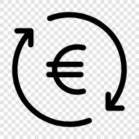 Eurokrise, EuroZone, EuroMünzen, EuroBanknoten symbol