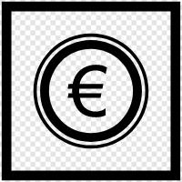 euro currency, euro zone, euro parliament, euro crisis icon svg