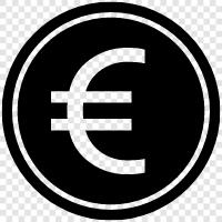 euro, european, coins, currency icon svg