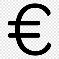 euro, currency, Europe, european icon svg