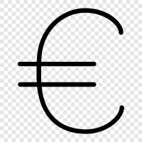 euro zone, euro crisis, euro zone debt, euro coins icon svg