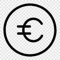 europe, currency, economic, finance icon svg