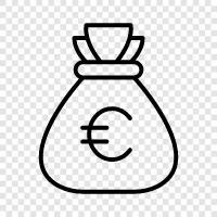 europe, currency, economy, finance icon svg