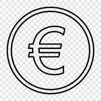 europe, euros, currency, financial icon svg